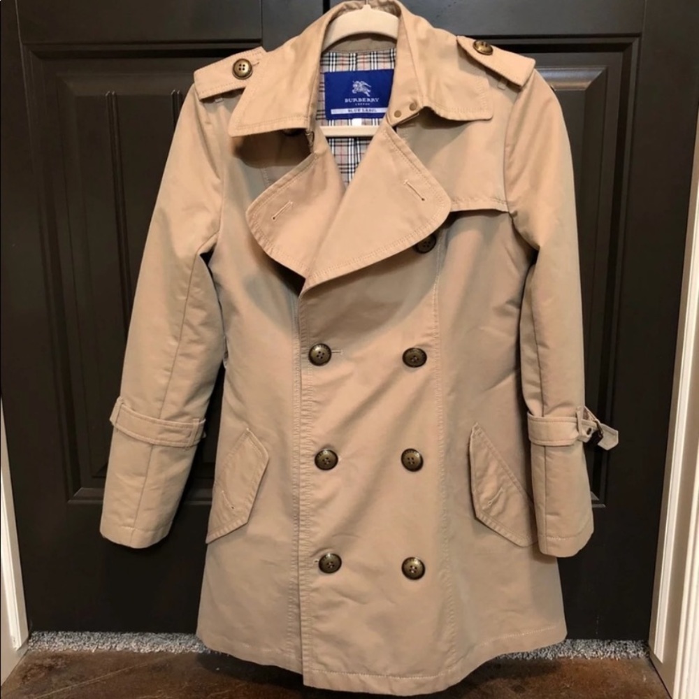 Burberry Blue Label Trench Coat size 36